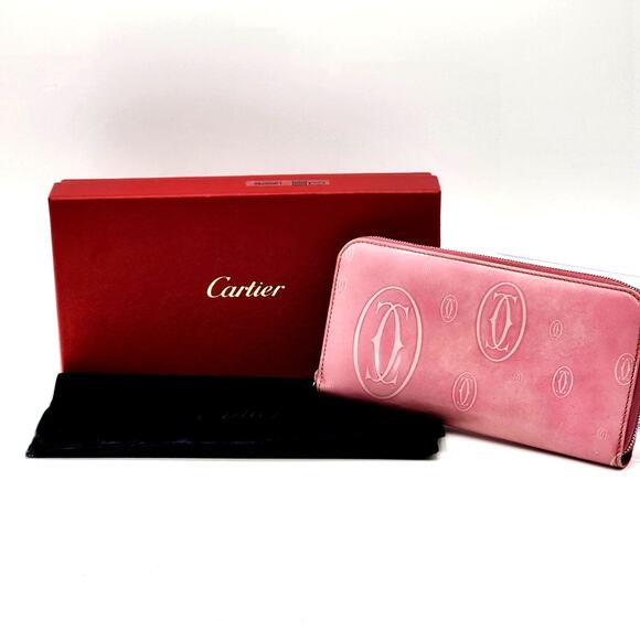 CARTIER- 'HAPPY BIRTHDAY' ZIPPED INTERNATIONAL WALLET - Picture 2 of 16